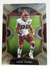 2020 Panini Select #64 Chase Young Rookie Card. rookie card picture