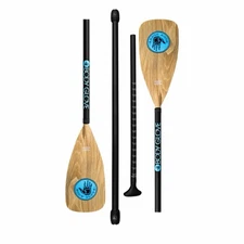 Kayak SUP Paddle - Adjustable 4-Piece, Floating, Lightweight (Body Glove)