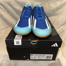 adidas X Crazyfast.4 IN Bright Royal White Solar Red Mens Size 11 indoor Soccer