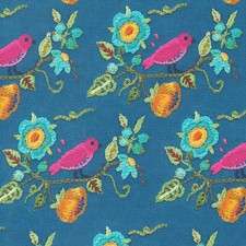 Vintage Soul Cathe Holden Birds on Blue BT yard cotton BTY x 43 Moda 7433 13