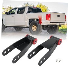 Lowering Shackle Kit, 2" Rear Drop, Fits Silverado 1500 1999-2019, For 410520