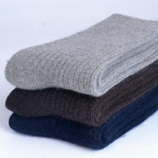 3 Pairs Alpaca 100 Wool Alpaka Socks extra thick warm outdoor/Indoor Mens 7-11US