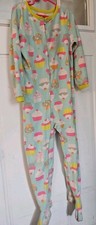 Carters Size 6 Full Zip Footed Pajama Multi Color