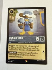 Disney Lorcana Donald Duck Musketeer Spiel Essen Promo EN NM Rare 13/P1