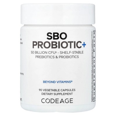 2 X Codeage, SBO Probiotic+, 50 Billion CFU, 90 Vegetable Capsules
