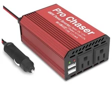 Pro Chaser 400W Power Inverters for Vehicles - DC 12v to AC 110v Car Inverter 