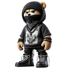 Urban Bear DTF Transfer for Custom T-Shirts   High Quality Print