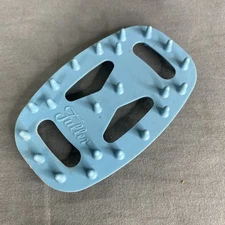 Vtg Plastic Fuller Brush Co Bar Soap Holder Raised Spikes on Both Sides Blue