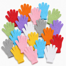 20PCS Exfoliating Bath Gloves Deep Scrubbing Dead Skin Shower Spa Random Colors