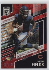 2022 Panini Donruss Elite Aspirations Shimmer 87/499 Justin Fields #20 1cx3