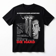 Die Hard Movie Poster Unisex Black T-Shirt Gift