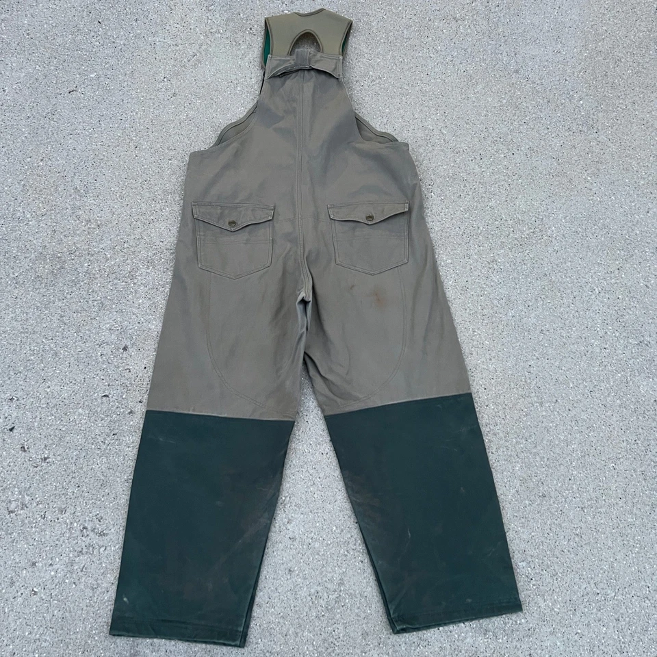 Mono con tirantes de caza Columbia Briarshun de colección para hombre grande marrón verde tiro Foto 2 de 4