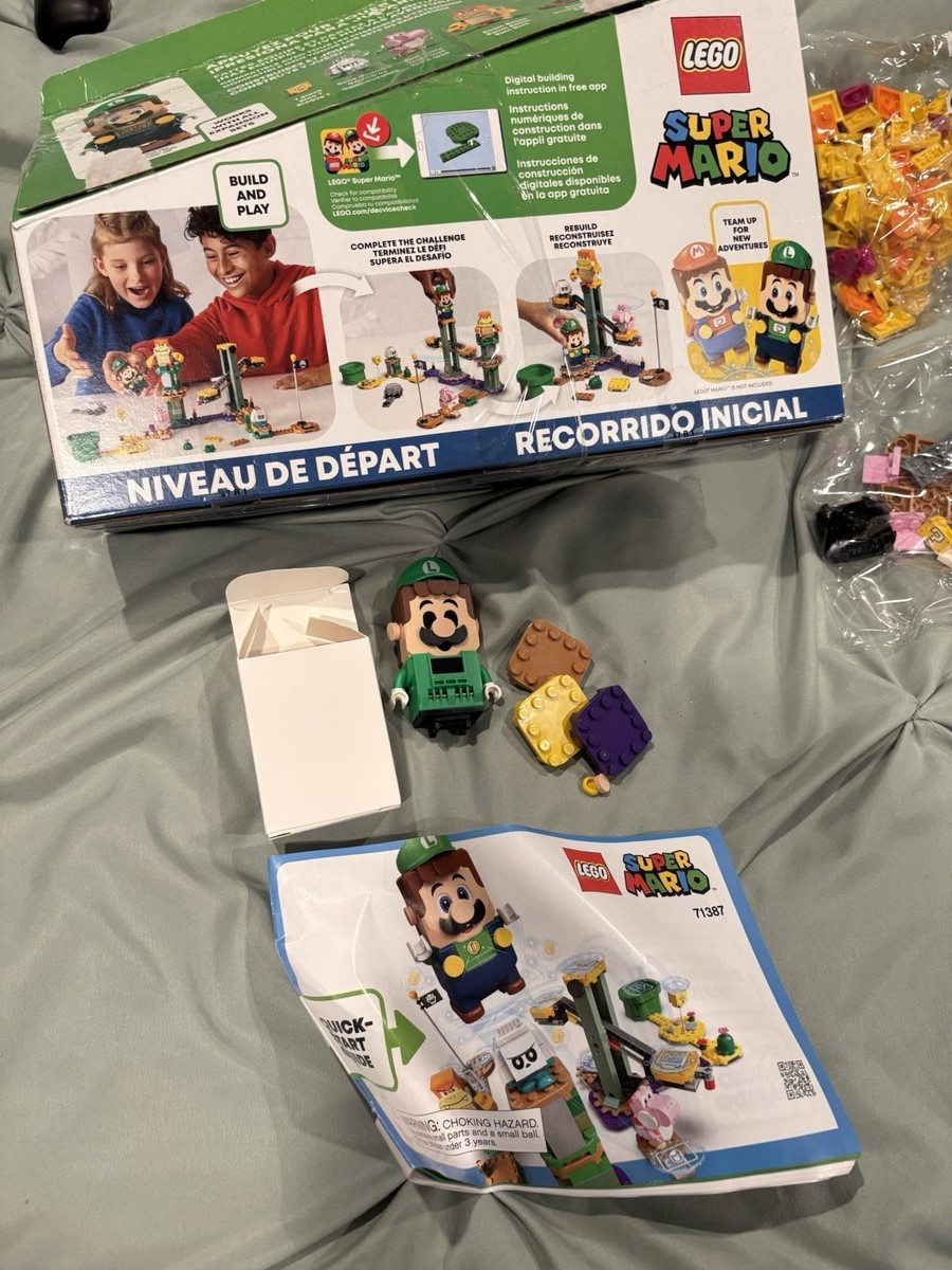 Super Mario Luigi Starter Course Lego Luigi App LEGO Super Mario