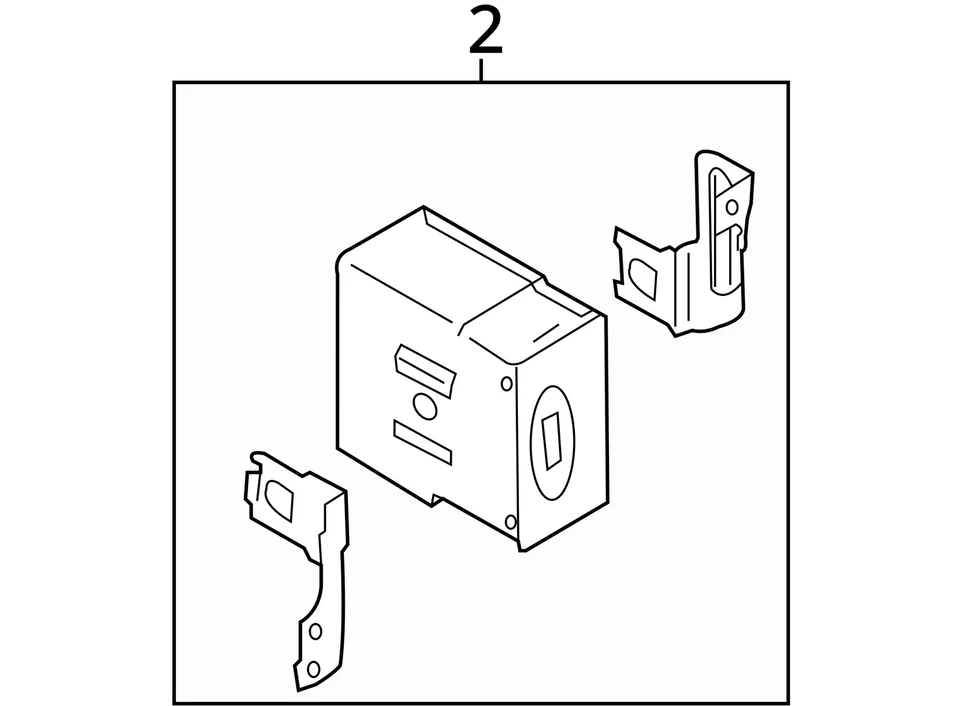 2009-2020 NISSAN 370Z KEY FOB CARD SLOT IGNITION CONTROL MODULE 285F5-1EA0A - Image 4 of 4