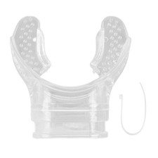 Scuba Diving Regulator Mouthpiece Transparent Comfort Bite Universal Snorkel