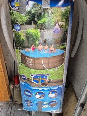 Bestway Steel Max Pool Filterpumpe/Filteranlage mit Schläuchen & Netzstecker