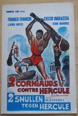 belg. Filmplakat   Maciste contro Ercole nella valle dei guai  C.Ingrassia