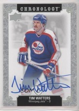 2018-19 Upper Deck Chronology Franchise History Tim Watters #FH-WI-TW Auto 07pz