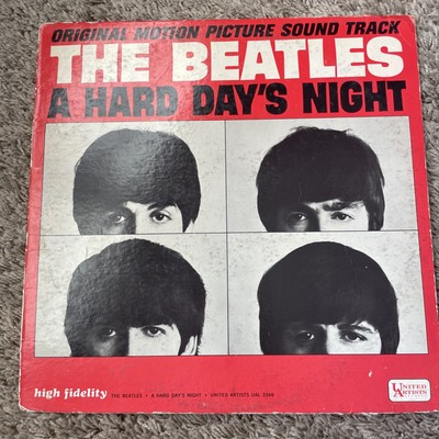 The Beatles A Hard Day's Night 1964 LP Vinyl Original Mono UAL 3366