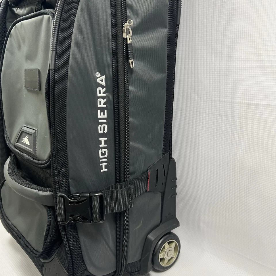 Equipaje de mano High Sierra 21 alto” con ruedas gris carbón negro Foto 2 de 4
