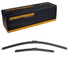 DENCKERMANN 2 FLACHBALKENWISCHER SET 600/350mm VORNE passend für FIAT 500 PANDA 