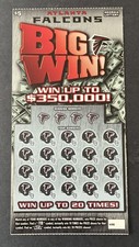 Atlanta Falcons ,SV Instant Lottery Ticket, ,   no cash value