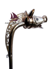 ZAIN Medieval Carnyx Tintignac Deskford Trumpet Celtic War Horn Halloween Gift