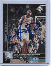 Basketball Card IP auto NBA WALTER MCCARTY Boston Celtics 1997-98 Upper Deck