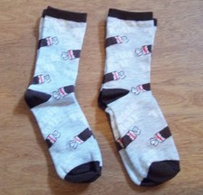 2 pair NEW Tootsie Roll Kid's Socks 11" size 4-6T foot approx.