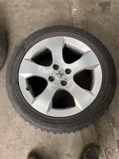PEUGEOT 3008 MK1 ALLOY WHEEL RIM 17" & 5mm PART WORN TYRE 225/50/R17