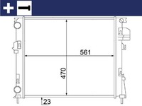 Mahle CR 1504 000S KüHler, MotorküHlung FüR Nissan,Opel,Renault,Vauxhall
