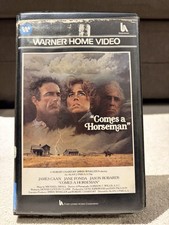 COMES A HORSEMAN (1978) VHS Tape - Big Box Ex Rental - Warner - Pre Cert Video