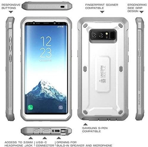 SUPCASE for Samsung Galaxy Note 8 Screen Case With Belt-Clip Shockproof Cover US - Picture 20 of 27