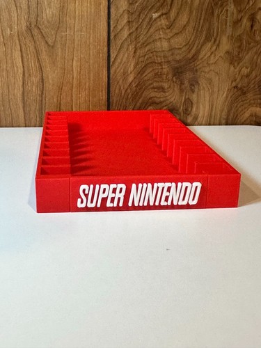 Super Nintendo SNES Spielehalter - Fach für 10 Spielkassetten - MEHRFARBIG - Bild 5 von 7