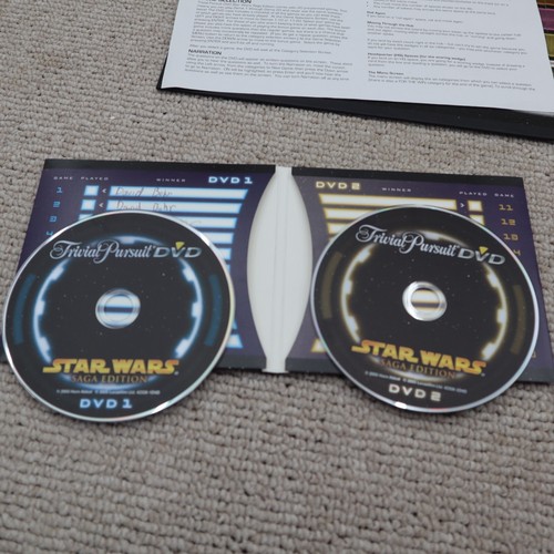 Star Wars Saga Edition Trivial Pursuit DVD Parker Bro Collectible Tin Board Game - Picture 18 of 21