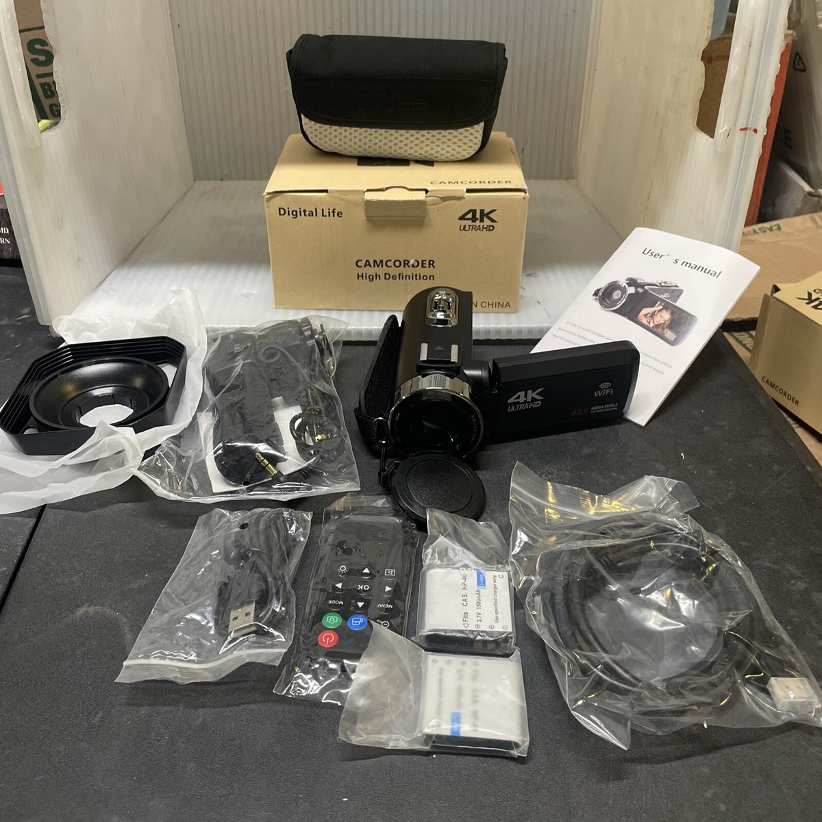 DVC 8K Ultra HD デジタルビデオカメラ バッテリー2個付き DVC