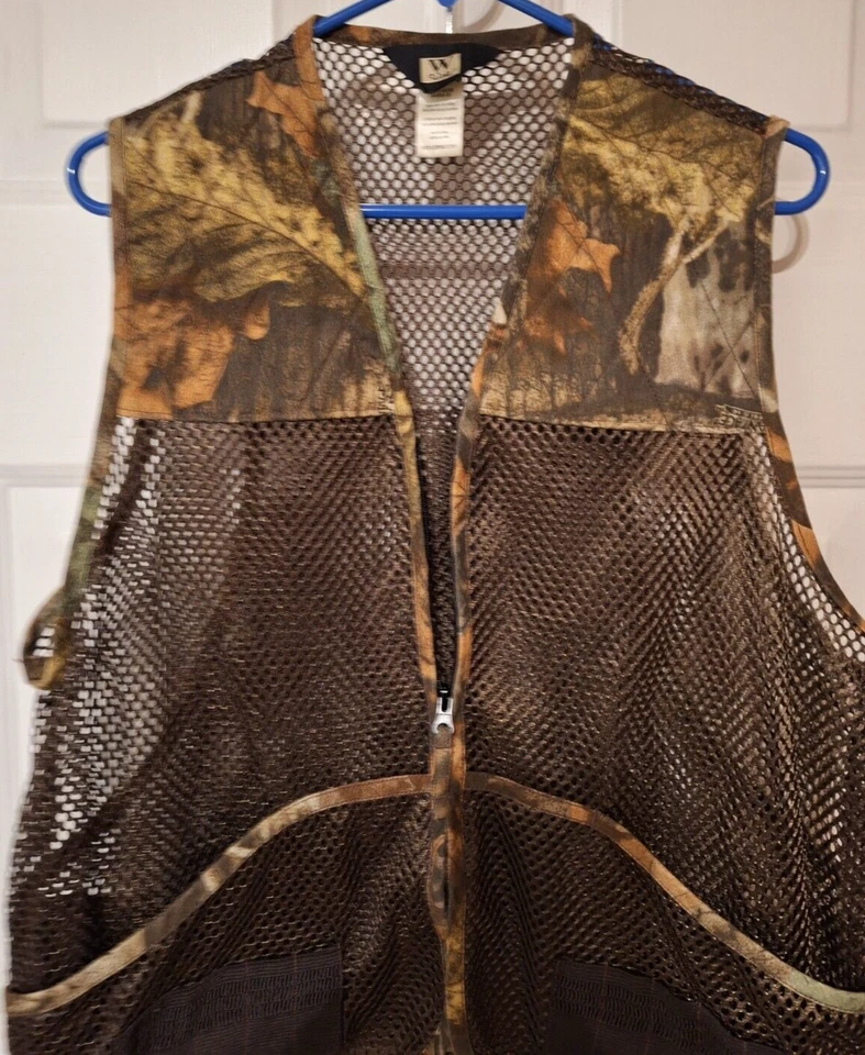 Walls Mesh Realtree Camo Hunting Vest Quilted Squirrel Dove Quail Rabbit  Sz M - Image 2 of 4