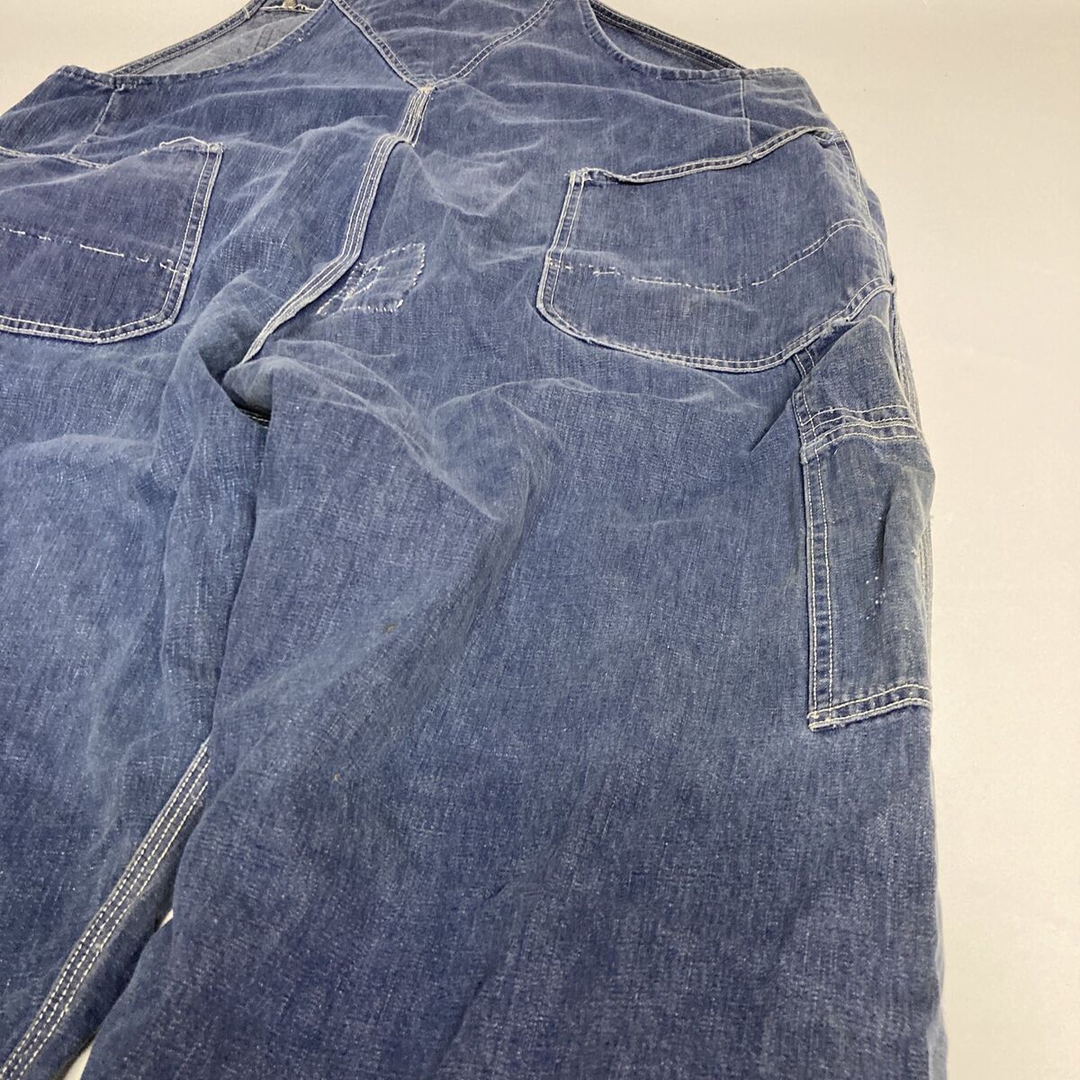Vintage 40s-50s Hercules Sears Roebuck Denim Bib Jeans Vintage 40s-50s Hercules Sears Roebuck Denim Bib Jeans