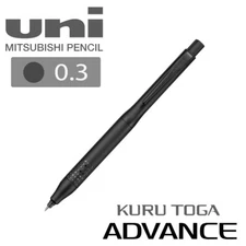 MItsubishi Uni-Ball KURU TOGA ADVANCE Mechanical Pencil (0.3mm) Black Japan Made