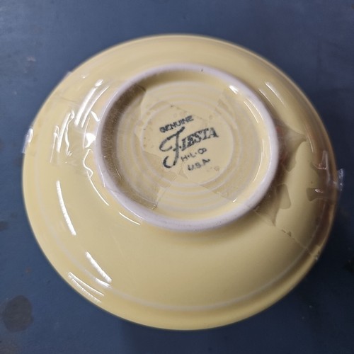 Fiesta ware Banana Yellow Tea Coffee Cup and Saucer Great condition - Picture 3 of 3