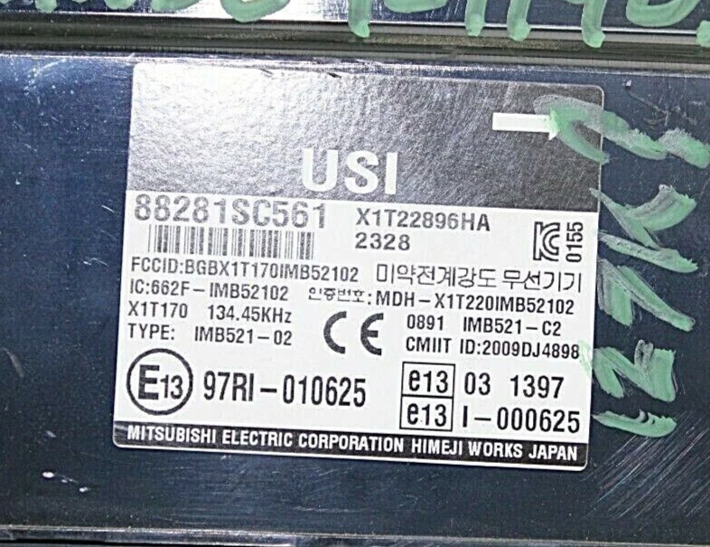 Unidad integrada Subaru Forester 2012-13 OEM P/N 88281SC561 Foto 4 de 4