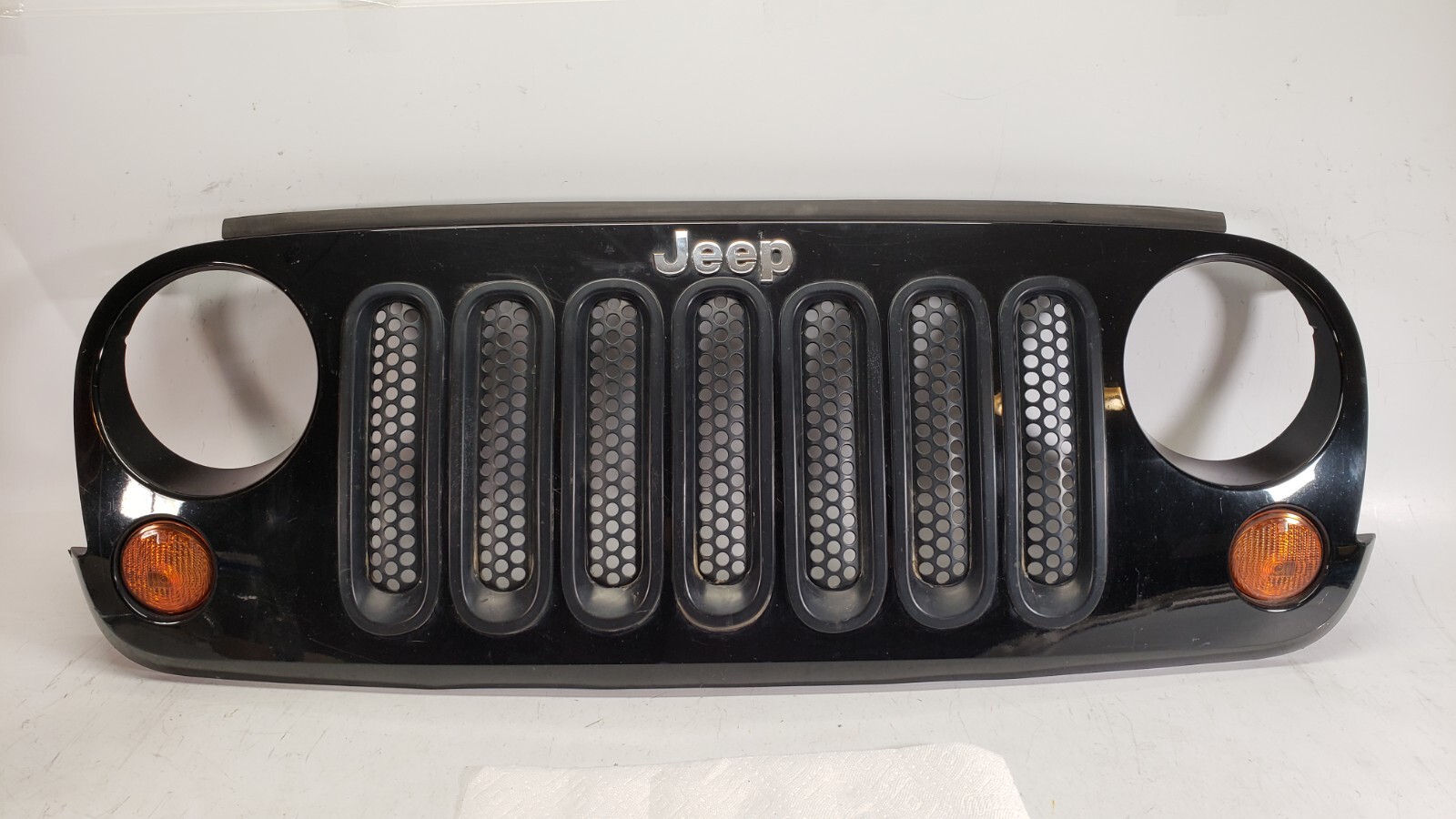 2007-2018 JEEP WRANGLER JK FRONT BLACK GRILLE GRILL 07-18 OEM