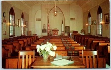 Postcard - Interior, The Little Brown Church In The Vale - Nashua, Iowa