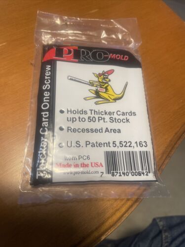(Pack of 9) Pro-Mold Real Thick Card Mini Snap Tite Holders 50pt Stock
