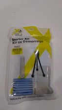 Xit XTSK 6-Piece Starter Cleaning Kit Yellow/Black/White/Blue 