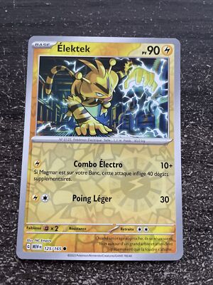 ELEKTEK REVERSE - POKEMON 125/165 EV3.5 SCARLET AND PURPLE MEW 151 NEW FR