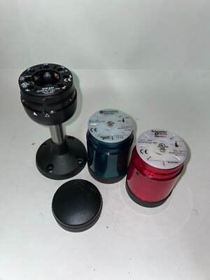 Telemecanique Stack Light Module w/ Red and Green Lights, XVP-C21, XVP-C3, Used