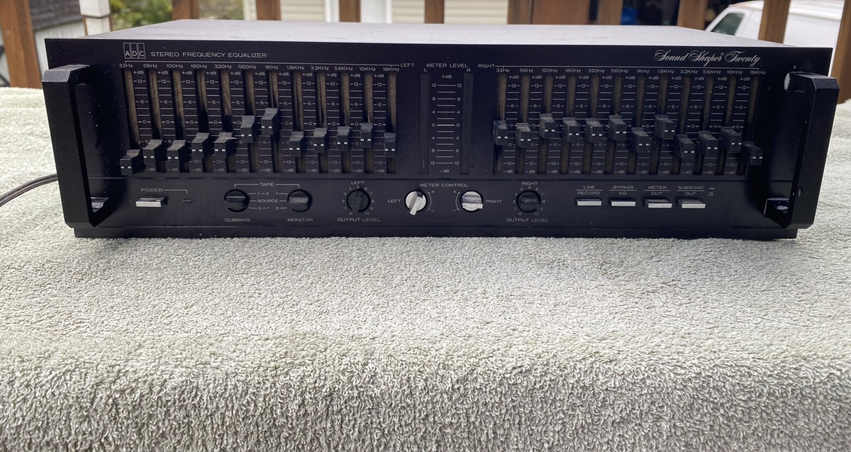 Vintage ADC Stereo Equalizer Sound Shaper Twenty SS-20 Vintage ADC Stereo Equalizer Sound Shaper Twenty SS-20