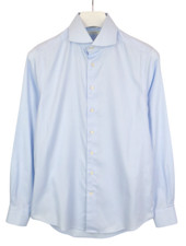 SUITSUPPLY Try On Slim Fit Formal Shirt Men's 38 / 15 Patterned