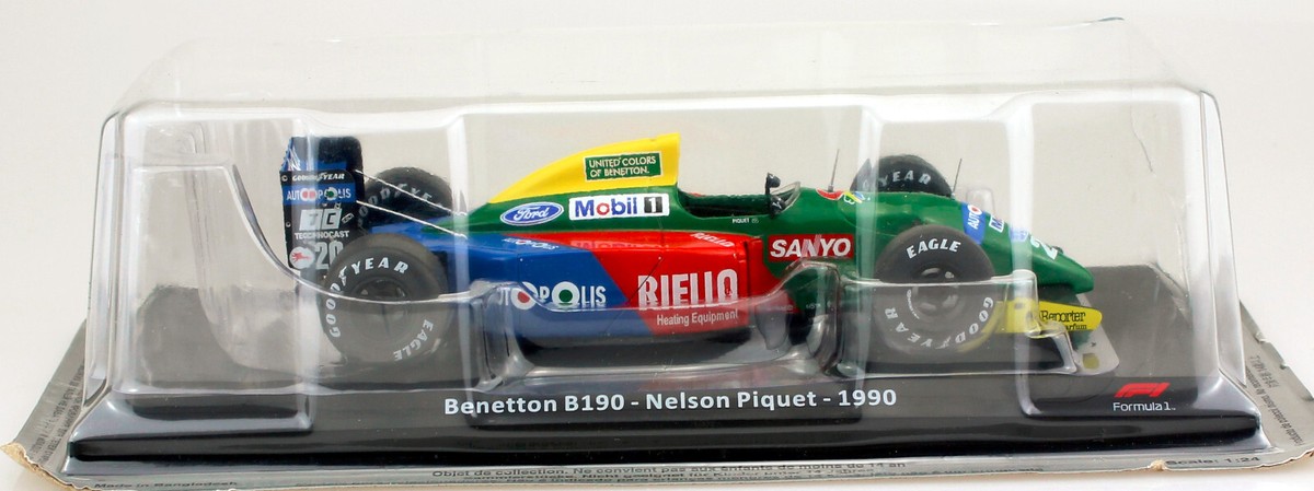 Benetton B190 Nelson Piquet Formel 1 1990 1:24 Modellauto Premium